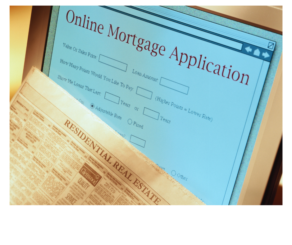 Online mortgage application